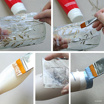 "Upcycling Flaschen und Gläser"